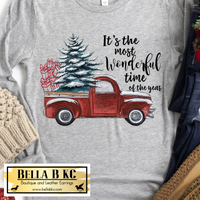 Christmas - It's the Most Wonderful Time of the Year Truck Tee or Sweatshirt