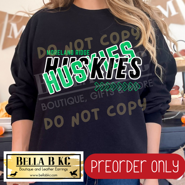 **PREORDER ONLY** Huskies Split Text - Tee or Sweatshirt - 1 Week Turn Around from Date of Order