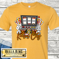 DISCONTINUED LVIII Kansas City Football Vegas Slot Machine Tee or Sweatshirt