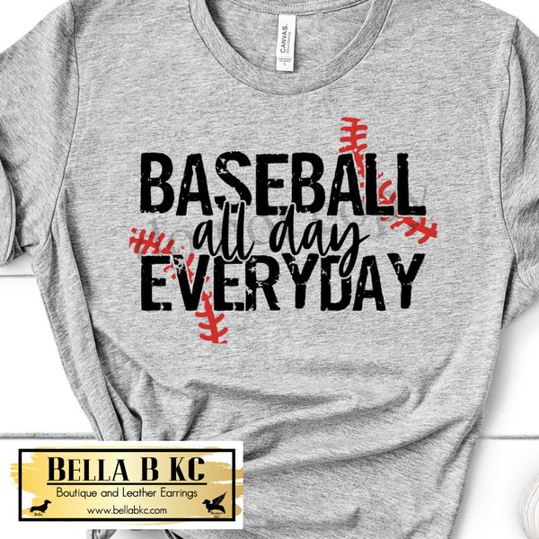 Baseball All Day Everyday Ball Tee or Sweatshirt