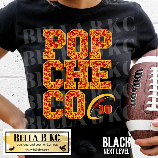 Kansas City Football POP Checo Camo Tee or Sweatshirt