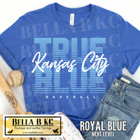 Kansas City Baseball True Blue Tee or Sweatshirt