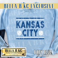 BBKC EXCLUSIVE Kansas City Baseball Tee or Sweatshirt