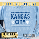 BBKC EXCLUSIVE Kansas City Baseball Tee or Sweatshirt