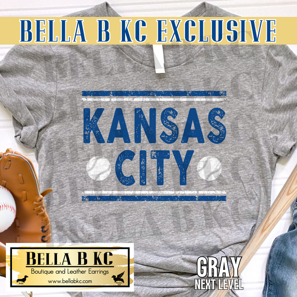 BBKC EXCLUSIVE Kansas City Baseball Tee or Sweatshirt