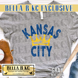 BBKC EXCLUSIVE Kansas City Baseball Crown Tee or Sweatshirt