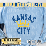 BBKC EXCLUSIVE Kansas City Baseball Crown Tee or Sweatshirt