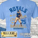 Kansas City Baseball Vintage Player Tee or Sweatshirt