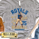 Kansas City Baseball Vintage Player Tee or Sweatshirt