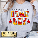 KC Football Tie Dye Game Day Tee or Sweatshirt