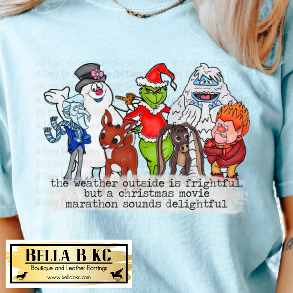 Christmas - Christmas Movie Marathon Tee or Sweatshirt