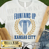 Kansas City Baseball Fountains Up KC Tee or Sweatshirt