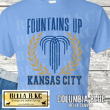 Kansas City Baseball Fountains Up KC Tee or Sweatshirt