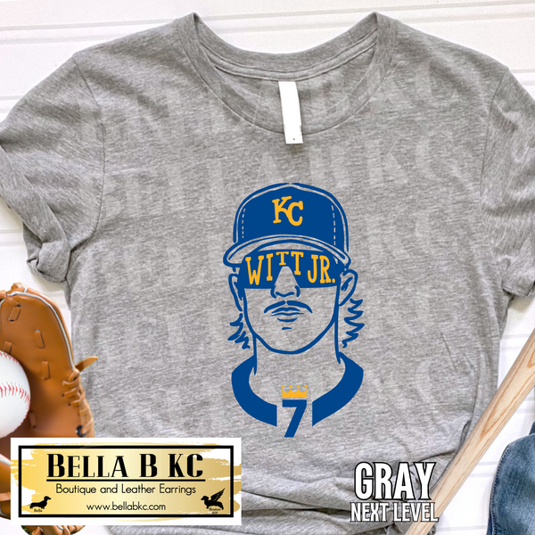 Kansas City Baseball #7 Bobby Jr. Tee or Sweatshirt