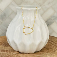Gold KC Arrowhead Necklace