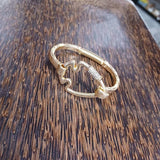 BLING GOLD Beautiful Arrowhead Cuff Bracelet