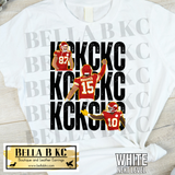 Kansas City Football KC Players Repeat Tee or Sweatshirt