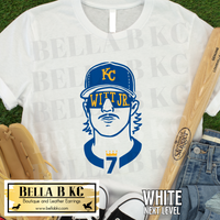 Kansas City Baseball #7 Bobby Jr. Tee or Sweatshirt