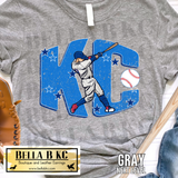 Kansas City Baseball KC Player Tee or Sweatshirt