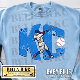 Kansas City Baseball KC Player Tee or Sweatshirt