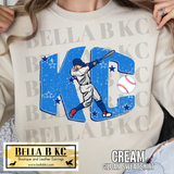 Kansas City Baseball KC Player Tee or Sweatshirt