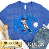 Kansas City Baseball KC Player Tee or Sweatshirt