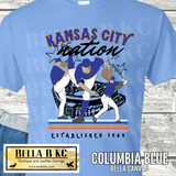 Kansas City Baseball KC Nation Players Tee or Sweatshirt