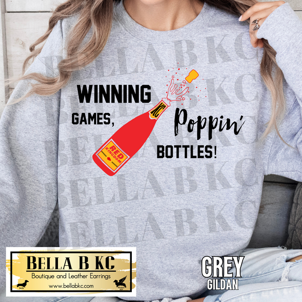 Kingdom - Winning Games Poppin Bottles Tee or Sweatshirt