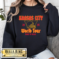 Kansas City Football World Tour Road to Vegas Tee or Sweatshirt