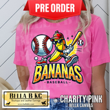 **PREORDER ONLY 1 WEEK TAT** Bananas Baseball Tee or Sweatshirt