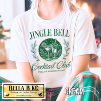 Christmas - Jingle Bell Cocktail Club Tee or Sweatshirt