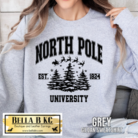 Christmas - North Pole University Tee or Sweatshirt