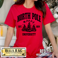 Christmas - North Pole University Tee or Sweatshirt