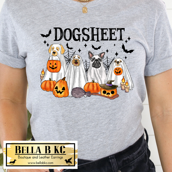 Halloween Dog Sheet Tee or Sweatshirt
