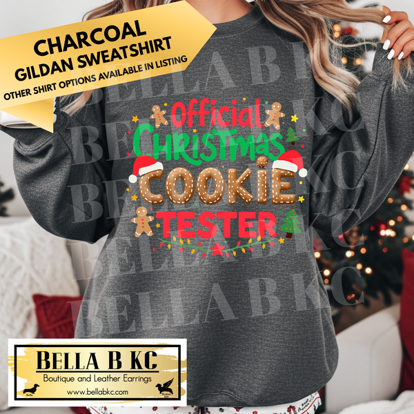 Christmas - Official Cookie Tester - Multiple Shirt Options