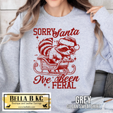 Christmas - Sorry Santa I've Been Feral Raccoon Tee or Sweatshirt