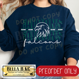 **PREORDER ONLY** Falcons GREEN - Tee or Sweatshirt - 1 Week Turn Around from Date of Order