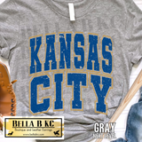 Kansas City Baseball Grunge Block Letters Tee or Sweatshirt