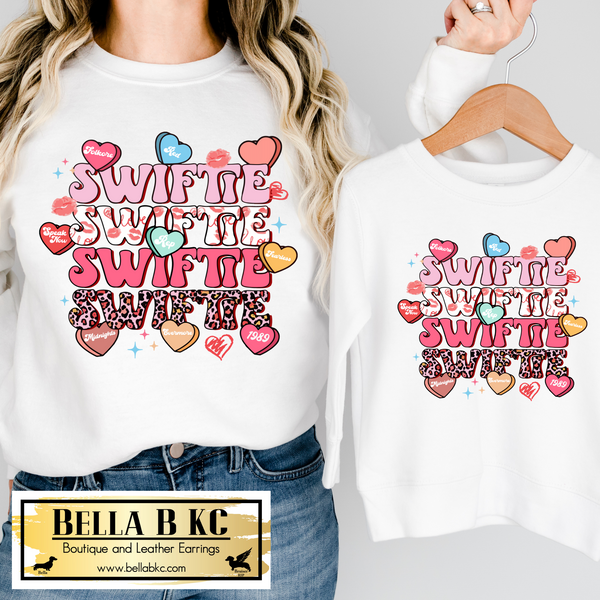 Valentine - Swiftie Hearts Tee or Sweatshirt