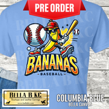 **PREORDER ONLY 1 WEEK TAT** Bananas Baseball Tee or Sweatshirt