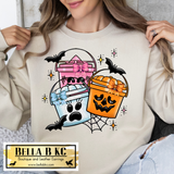 Halloween - PINK Buckets *ADULT SIZES* - Tee or Sweatshirt