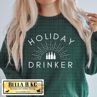 Christmas - Holiday Drinker Tee or Sweatshirt