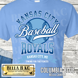 Kansas City Baseball - Swing for the Fences Tee or Sweatshirt