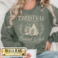 Christmas - Christmas Morning Social Club Tee or Sweatshirt