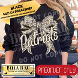 **PREORDER ONLY** Patriots Camo Coquette Bow - Tee or Sweatshirt - 1 Week Turn Around from Date of Order