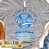 Kansas City Baseball - Swing for the Fences Tee or Sweatshirt