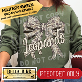 **PREORDER ONLY** Leopards Camo Coquette Bow - Tee or Sweatshirt - 1 Week Turn Around from Date of Order