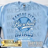 Kansas City Baseball - Swing for the Fences Tee or Sweatshirt