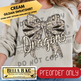 **PREORDER ONLY** Dragons Camo Coquette Bow - Tee or Sweatshirt - 1 Week Turn Around from Date of Order
