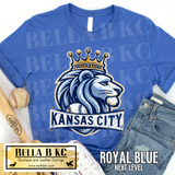 Kansas City Baseball - Lion Royalty Tee or Sweatshirt
